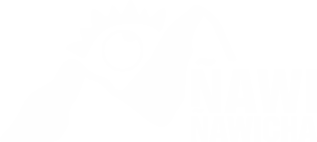 logotipo blanco ñawi ñawicha